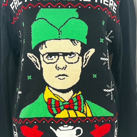 The Office Dwight Shrute Christmas Holiday Sweater Size Small - Picture 4 of 9